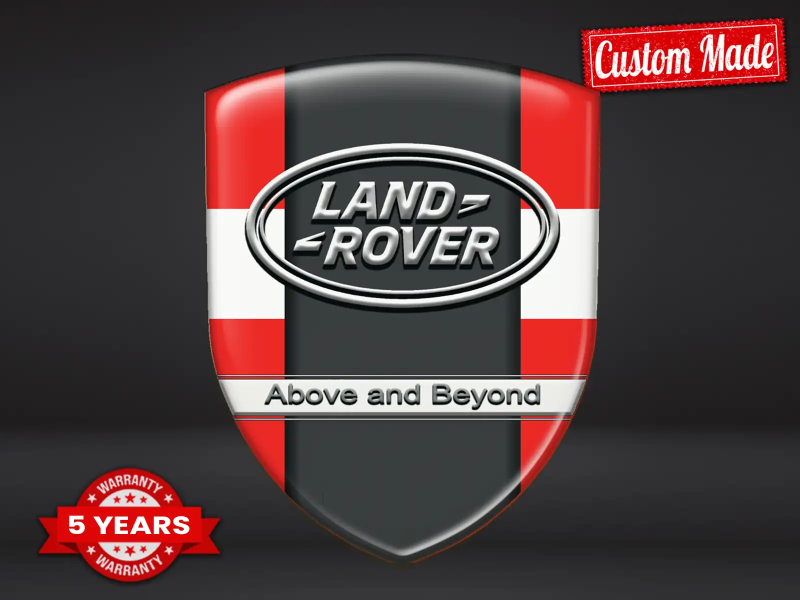 Land Rover Heckscheibenaufkleber Premium Modern Hochwertig